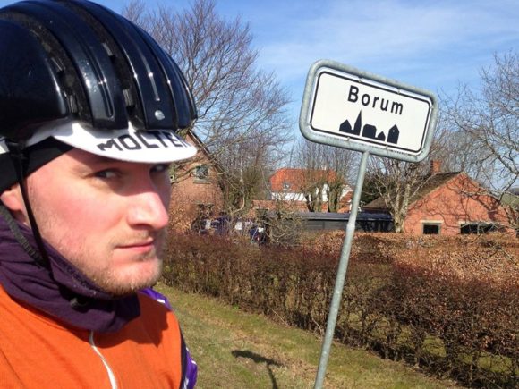 Kasper Sørensen har smugtrænet på ruten til Ronde van Borum 2016