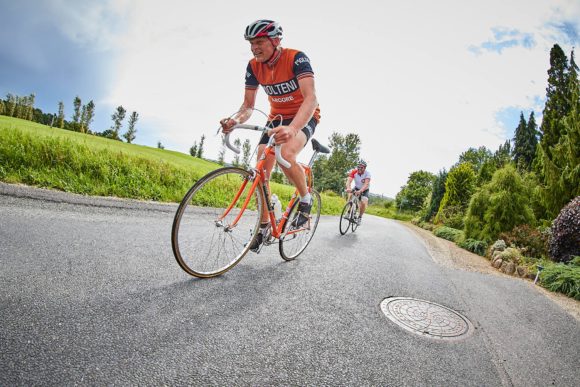 Carsten Jacobsen nåede 9 omgange på den frygtede rundstrækning på 5 km ved Fåborg, der talte "Golfbakken" (1250 m á 5,3 %)