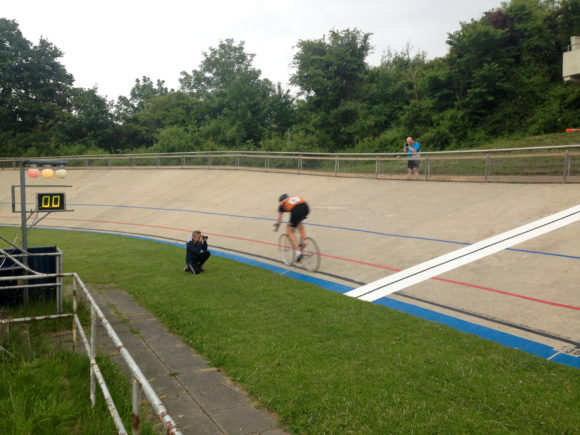 Niels kører 500 meter på tid til Niels Fredborgs Æresløb 2015