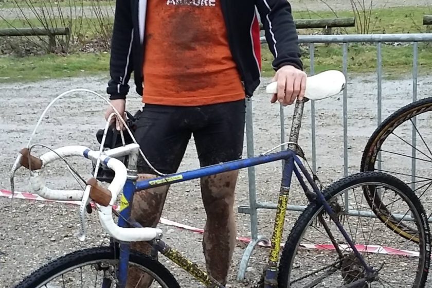 Grane er møgbeskidt efter Cykelcross Fredericia - Jysk/Fynske mesterskaber 2015